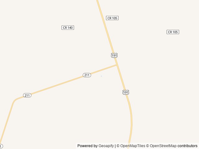 Map of Glamping Canyonlands location at Monticello, UT, United States