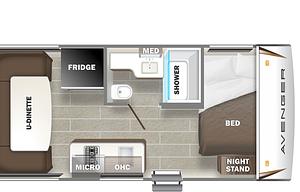 "Maverick" 2022 Forest River RV Avenger LT 16RD