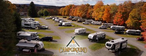 Greek Peak Campground at Hope Lake