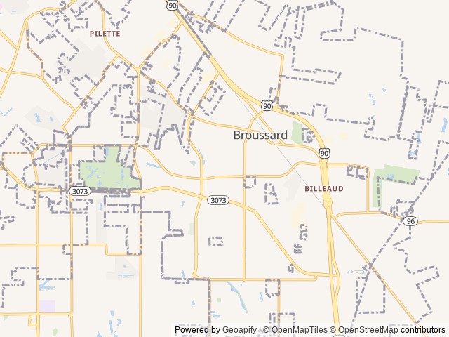 Map for "Sutton" 2025 Gulf Stream Enlighten Sleep 8 near Broussard, LA