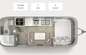 Magnolia 3-AIRSTREAM Bambi Sport 22 *FULLY Loaded*