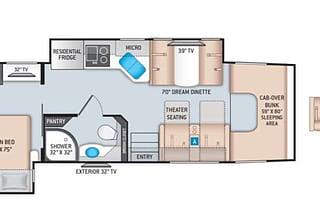 2021 Thor Omni 5 Star Luxury RV 4x4 Diesel