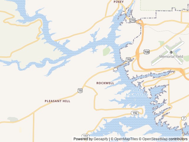 Map for Adventure Ready 2 near Rockwell, AR