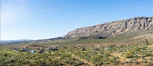 Red Rock Canyon Campground in the distance. 