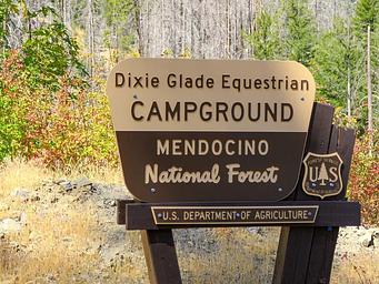 Dixie Glade Equestrian Campground, Mendocino National Forest, U.S. Department of Agriculture