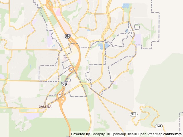 Map for 2023 Coachmen RV Leprechaun 230FS Ford 350 near Reno, CA