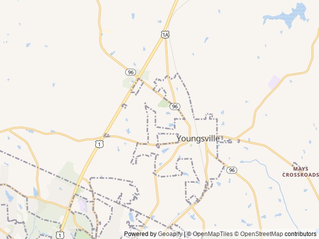 Map for 2019 Winnebago Class A RV INTENT 31P near Youngsville, NC