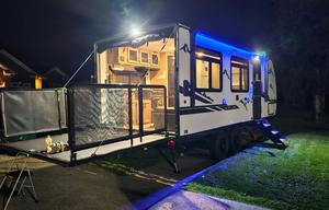 The Black Pearl | Luxury Toy Hauler & Patio Deck!