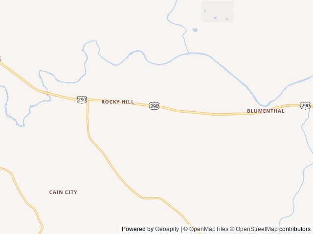 Map of Haven Yurts location at Fredericksburg, TX, United States
