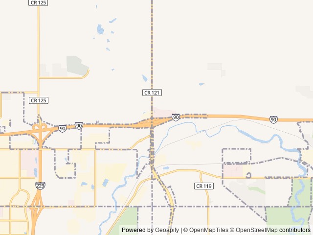 Map of Jellystone Park™ Sioux Falls location at Brandon, SD, United States