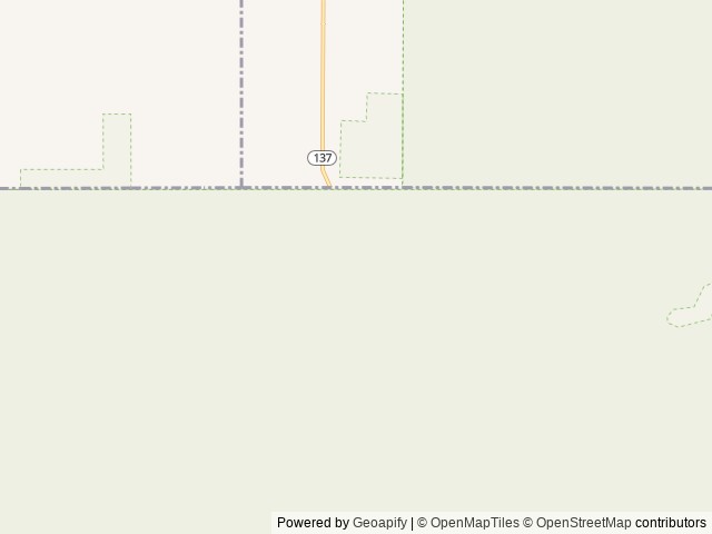 Map of Dog Canyon Campground location at Salt Flat, TX, United States
