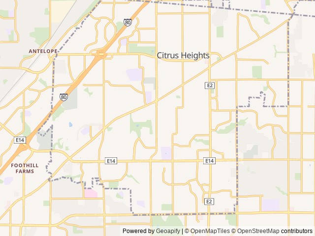 Map for Ducky- 2023 Braxton Creek 12ROK near Citrus Heights, CA