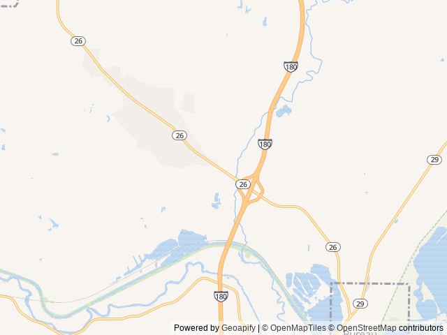 Map of The Wildflower Boutique Retreat location at Princeton, IL, United States