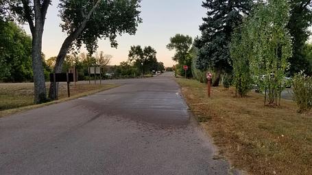 Looking out the Entrance to the Bessey Recreation Complex