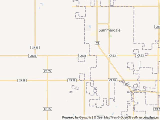 Map of Cherokee Farms RV Park location at Summerdale, AL, United States