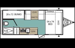 2019 Coachmen RV Clipper Cadet 17CBH