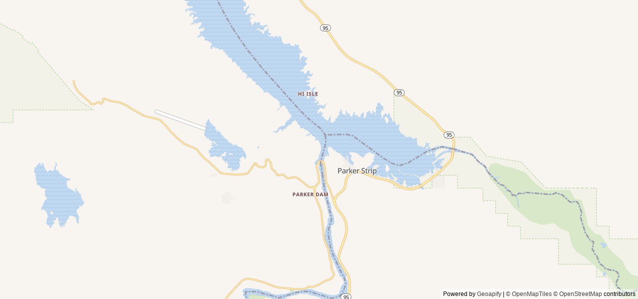 Map of Lake Havasu Shoreline Sites location at Lake Havasu City, AZ, United States