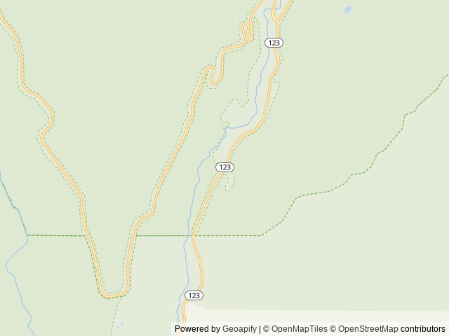 Map of Ohanapecosh Campground location at Packwood, WA, United States