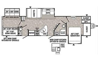 Great kids camper! 2 Baths & Washer! Sleeps 9+