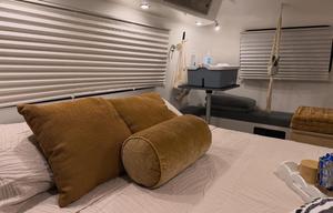 Cozy Green Lima Bean Camper