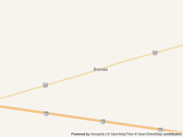 Map of Black Rock RV Village location at Salome, AZ, United States