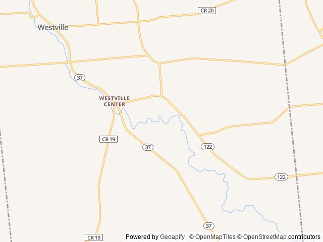 Map of Pine Ridge Park Campsite location at Constable, NY, United States