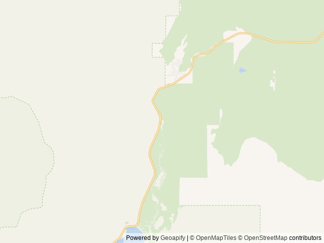 Map of Honeymoon Flat location at Bridgeport, CA, United States