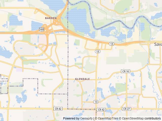 Map of Town & Country Campground & RV Park location at Savage, MN, United States