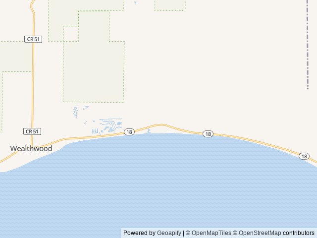 Map of Barnacles Resort & Campground location at Aitkin, MN, United States