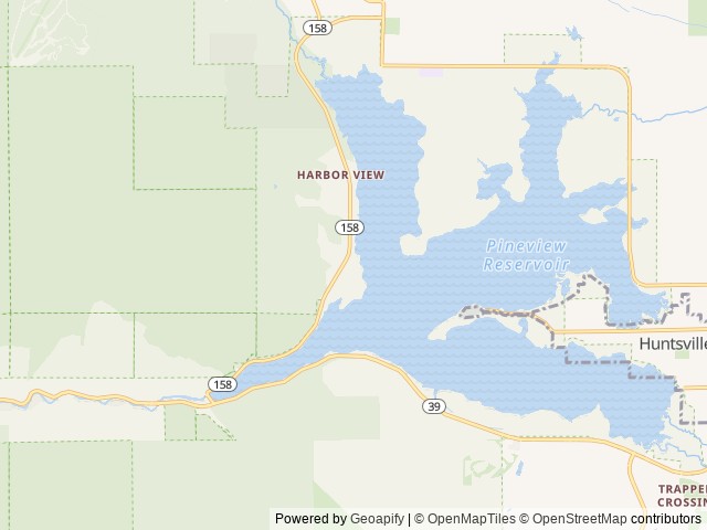 Map of Port Ramp Marina location at Eden, UT, United States