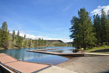 Perry South docks and ramp and boat slips