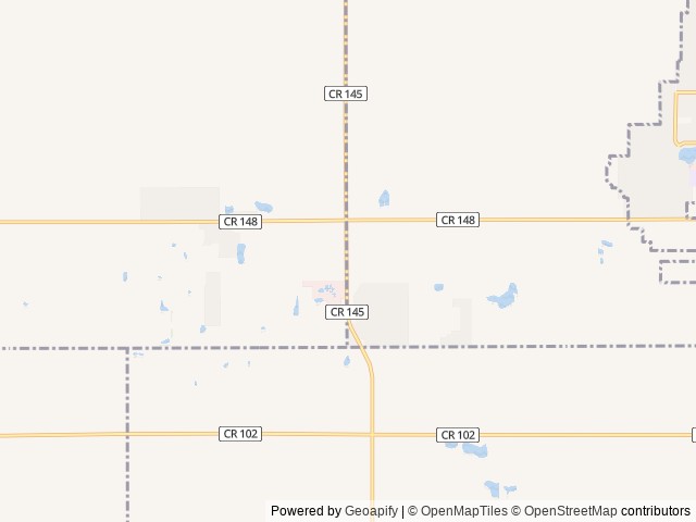 Map of Flamingo Falls Campground location at Sioux Falls, SD, United States