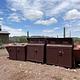 Trash cans at Alamo Canyon Campground.