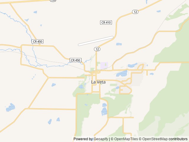 Map of La Veta RV Park location at La Veta, CO, United States