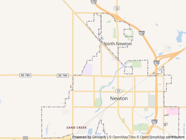 Map for 2007 Fleetwood Bayside Pop-Up (Fully Stocked!) near Newton, KS