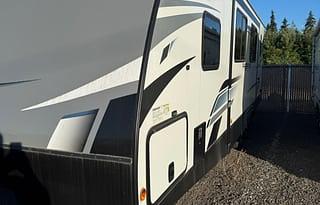 Keystone Passport Sleeps 8 comfortably.