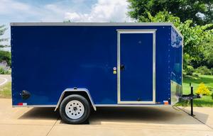 Secure Hauler: Utility Enclosed Trailer 6' x 12'