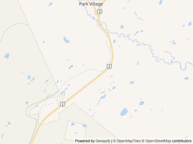 Map of Bison Creek Ranch location at East Glacier, MT, United States