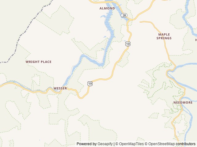 Map of Gorgeous Stays location at Bryson City, NC, United States