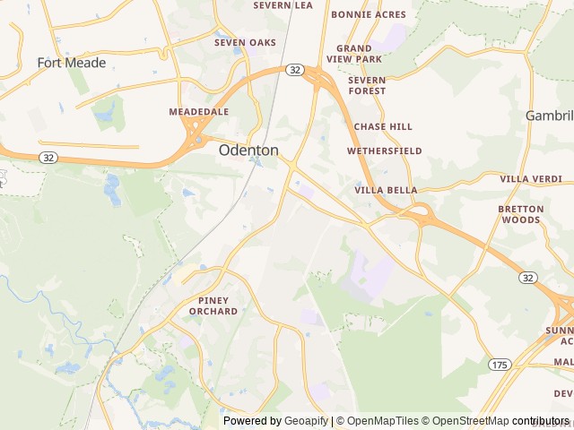 Map for 2023 Forest River RV Sunseeker Classic 3050S Ford near Odenton, VA