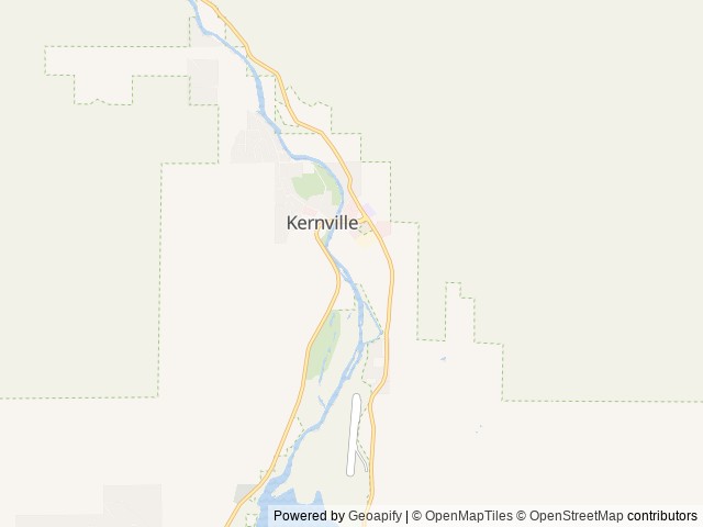 Map of Frandy Park location at Kernville, CA, United States