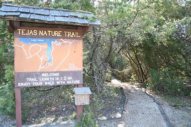 Tejas trail entrance