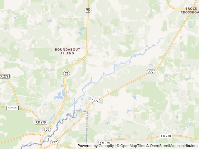 Map of Cotton Landing location at Vernon, FL, United States
