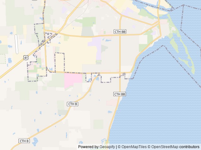 Map for The "Cozy Camper" near Marinette, WI