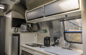 Airstream 22FB Bambi Private Hillside Campground