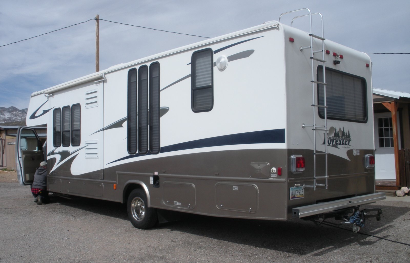 Terry and Tammy’s getaway machine!