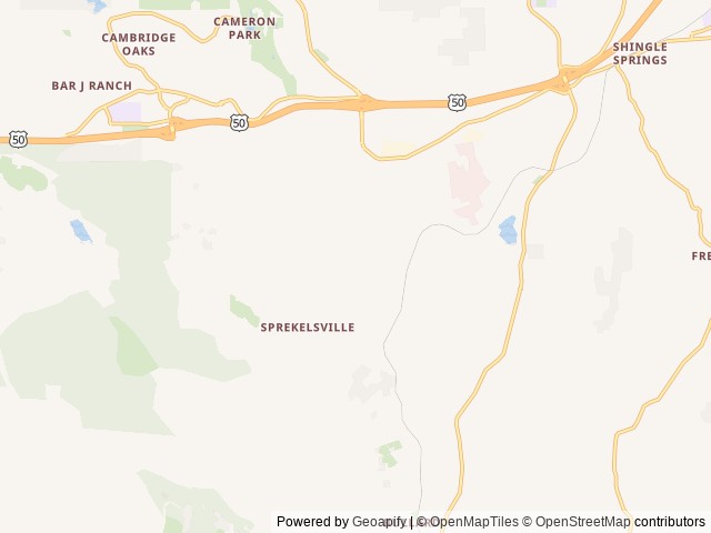 Map for 2021 Forest River RV Flagstaff E-Pro E19FDS near Cameron Park, CA