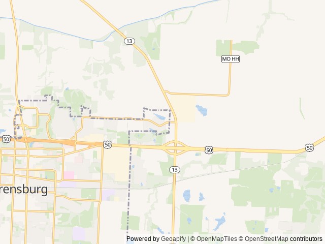 Map for 2024 The Elite Explora-Thor near Warrensburg, MO