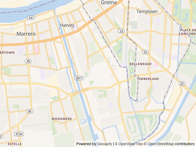 Map for Divine RV Rentals near Harvey, LA