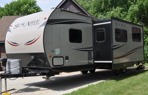 29' 2013 Forest River Solaire Bunkhouse w/Slide out